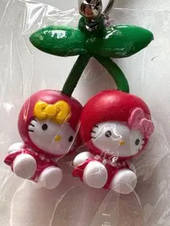 な*つ様 【未使用】ハローキティ フルーツバージョン さくらんぼとリンゴ2個セッ な*つ様 【未使用】ハローキティ フルーツバージョン さくらんぼ