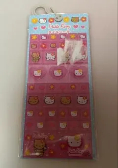 日焼けキティ　ハローキティ　タイルシール　ハイビスカス