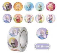 ラブブ♡ロールシール　1個350円