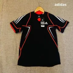 新品　adidas シャツ ブラック 赤　s メンズ