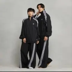 adidas Adilenium オーバーサイズトラックトップ シーズン1 黒M - メルカリ