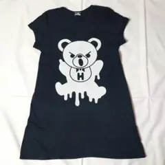 ヒステリックグラマーファックベアヒスベアTシャツワンピースブラウン TVアニメ『ワンピース』とヒステリックグラマーのコラボアイテム登場