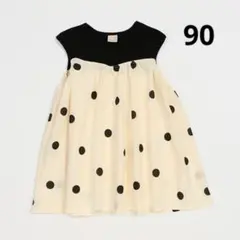 【タグ付き新品未使用】petitmain ワンピース 90