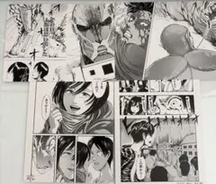 「進撃の巨人」完結後5周年フェア 名場面カード4枚セット アニメイト特典