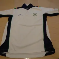 Umbro ホワイト ネイビー シャツ M