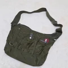メンズ ショルダーバッグ カーキ