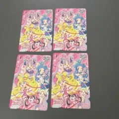 東映アニメーション　2025年　きみとアイドルプリキュア　4枚使用済　クオカードのサムネイル