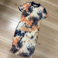 SHEIN☆タイダイ柄 ワンピース 半袖のサムネイル