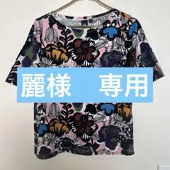 【専用】UNIQLO ユニクロ　marimekkoコラボ　半袖Tシャツ M 花柄