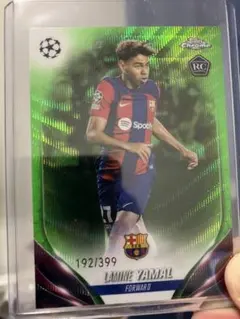 2023-24 Toppsクローム ラミン ヤマル グリーンリフ ルーキー399