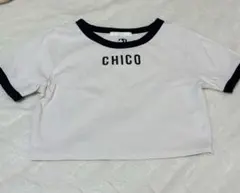 chico クロップドTシャツ 半袖のサムネイル