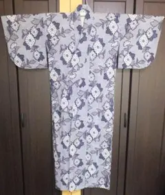 ジュニア浴衣☆リップル絞り☆菱菊柄☆size150 - メルカリ