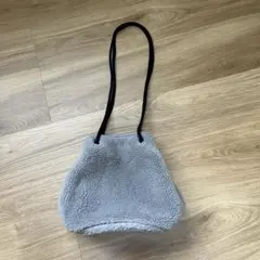 【美品】niko and... ショルダーバッグ グレー レディース