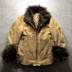 00s archive TORNADO MART fur Jacket Y2K