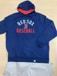 ベ*コ様 nike ナイキmlb ボストンレッドソックス メキシコ製パーカー