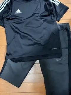 adidas AEROREADY TシャツとNike半パンツセット Sサイズ
