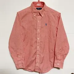 Ralph Lauren 長袖シャツ ギンガムチェック 140