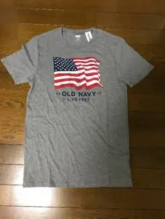 【新品/未開封】新作 OLD NAVY 2017 USA国旗 Tシャツ XS