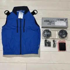 USED】ミズノ 空調ファンバッテリー付 エアリージャケットTOUGHベストL