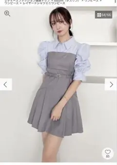 dazzlin ミニワンピース 長袖　ダズリン