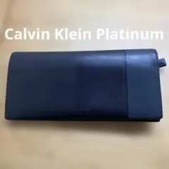 Calvin Klein Platinum ブラック長財布