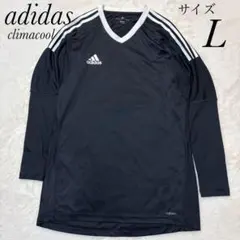 アディダス　adidas climacoolトレーニングシャツ　Vネック　L