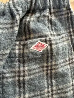 DANTON チェック柄 ウールパンツ