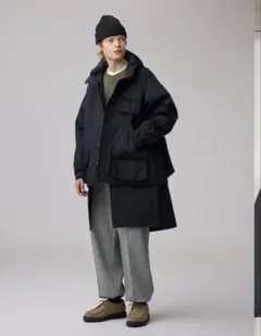 GU× ENGINEEREDGARMENTS シェルパーカ　ユーティリティ　L GU×ENGINEEREDGARMENTS】パデットシェルパーカー【Lサイズ】 - メルカリ