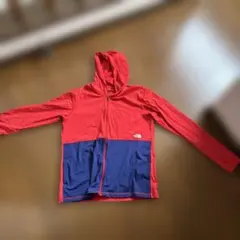 The North Face フルジップフーディ M レッド/ネイビー