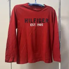 TOMMY HILFIGER レッド長袖カットソー L