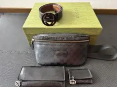GUCCI インプリメGG柄 ボディバッグ ベルト 財布 セットのサムネイル