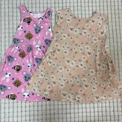 H&M ユニクロノースリーブワンピース 2点セットのサムネイル