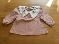 futafuta フタフタ　さくらんぼ刺繍トップス　95㎝