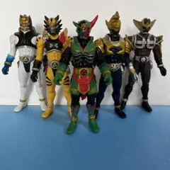 仮面ライダー響鬼　ソフビ7体セット