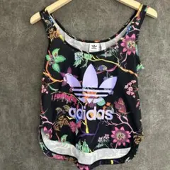 アディダス　adidas originals 花柄 タンクトップ Mサイズ　美品のサムネイル