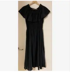 ナチュラルビューティーベーシック シアーオフショルワンピース PSサイズ