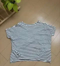 SHOO-LA-RUE ボーダー 半袖Tシャツ カットソーのサムネイル