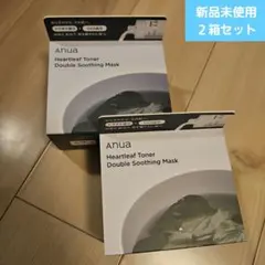 【anua】ドクダミトナーダブルスージングマスクパック　30枚入り２箱