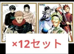 呪術廻戦　両面色紙風カード　最強ジャンプ　12月 最新刊　12セット　a1