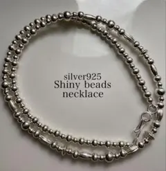 silver シルバー 925 オーバル ビーズ ネックレス 40 45 50 silver シルバー 925 オーバル ビーズ ネックレス 40 45 50 - メルカリ