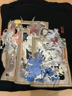 麻中之蓮 ロンT Ｌ　黒 病封じ　初期物