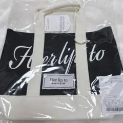 値下げ不可×】Her lip to HLT Mini Tote ivory 白 - メルカリ