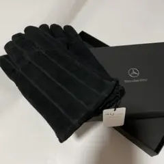 【未使用】Mercedes-Benz 豚皮手袋 ブラック（スマホ未対応）