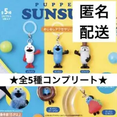 【匿名配送】パペットスンスン めじるしアクセサリー 全5種 コンプリートセット