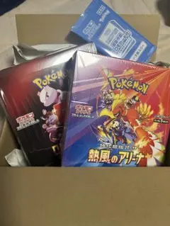 ロケット団の栄光シュリンク付きBOX熱風のアリーナBOXシュリンク付きプロモ付き