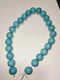 ターコイズ（トルコ石）素材 　1.5cm大玉 ネックレスやブレスレット、ピアスに