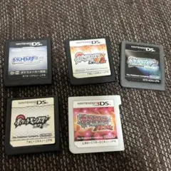 ポケットモンスター　DS 3DS ソフト　5本セット　ソウルシルバー