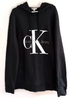 Calvin Klein Jeans ブラックパーカー Lサイズ
