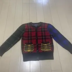 Polo Ralph Lauren チェック柄カーディガン　100㎝