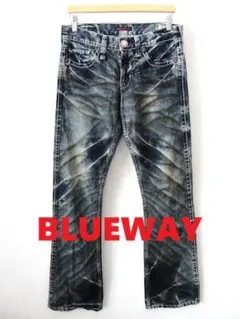 00's archive BLUEWAY 鬼ヒゲ ブーツカット デニム Y2K